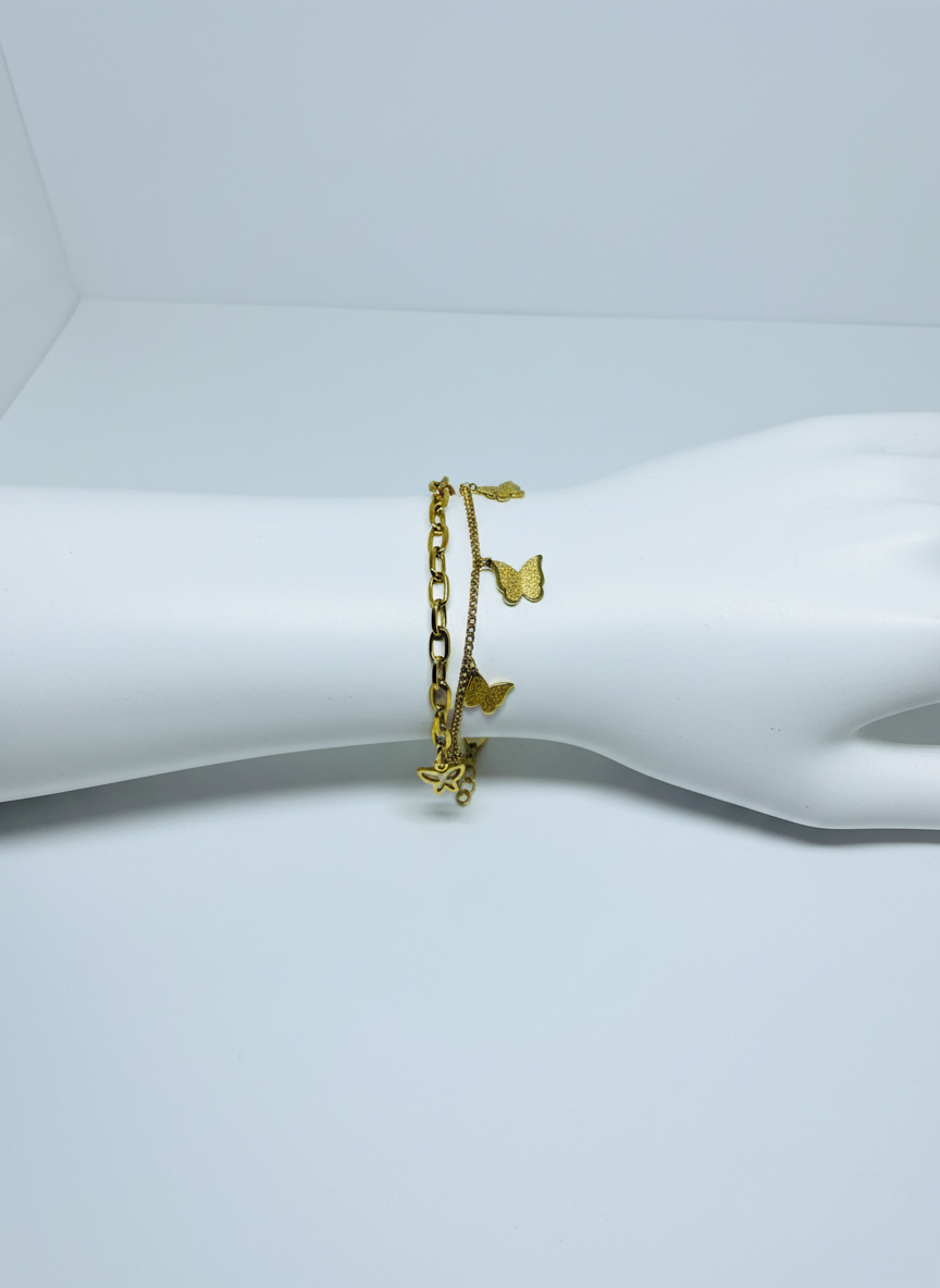 Butterfly Charm Bracelet
