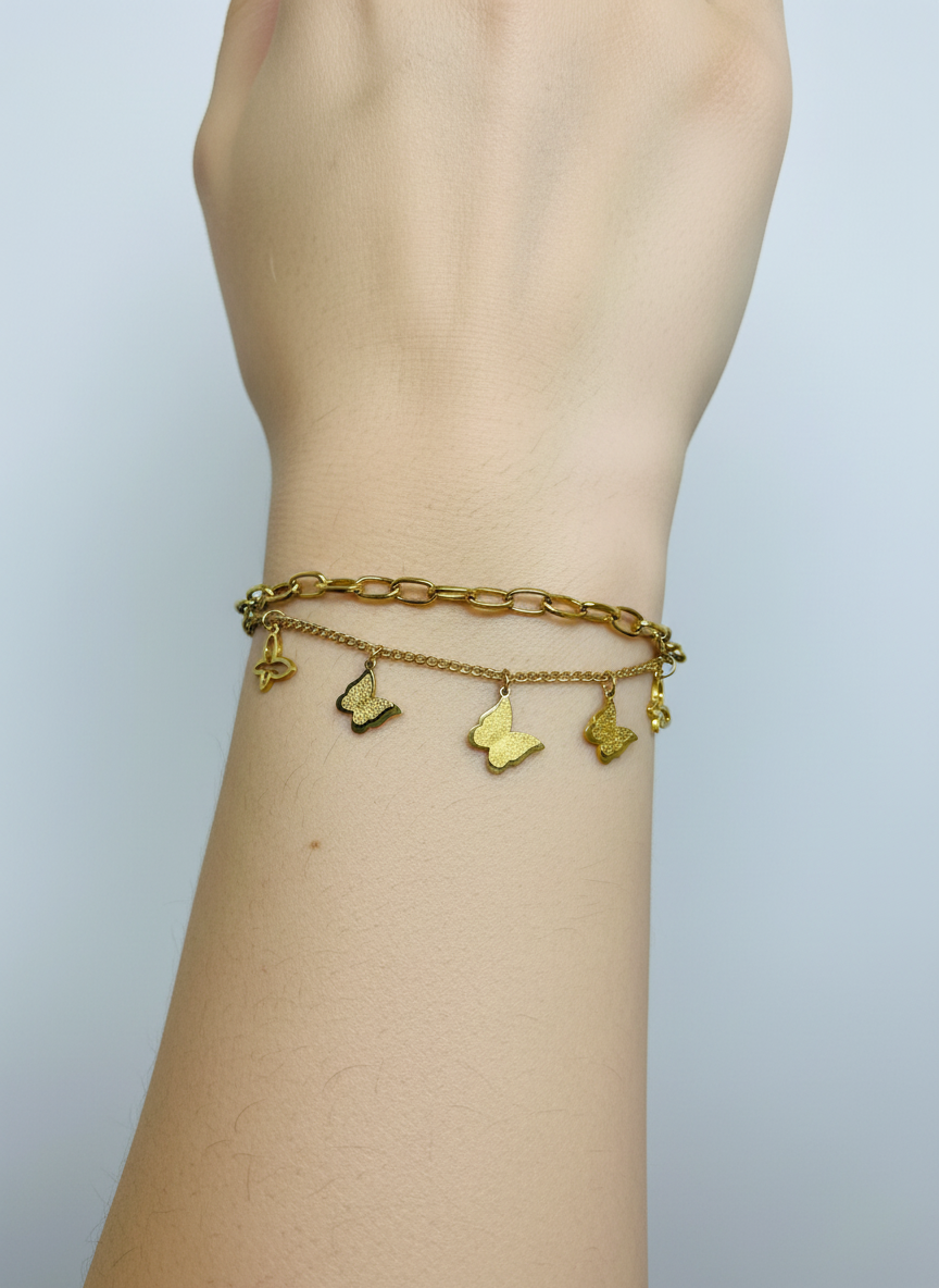 Butterfly Charm Bracelet