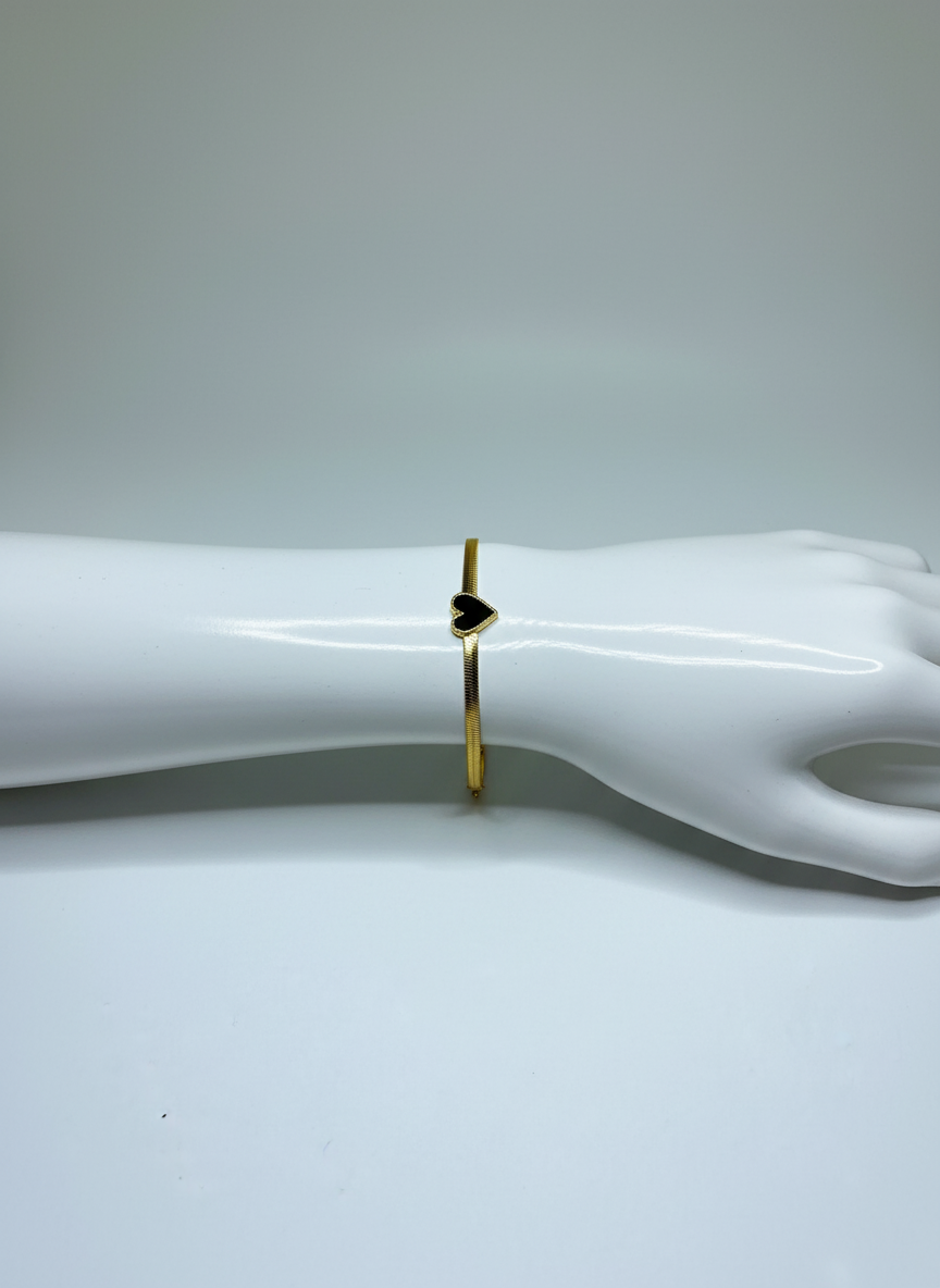 Heart Bracelet – Gold Plated