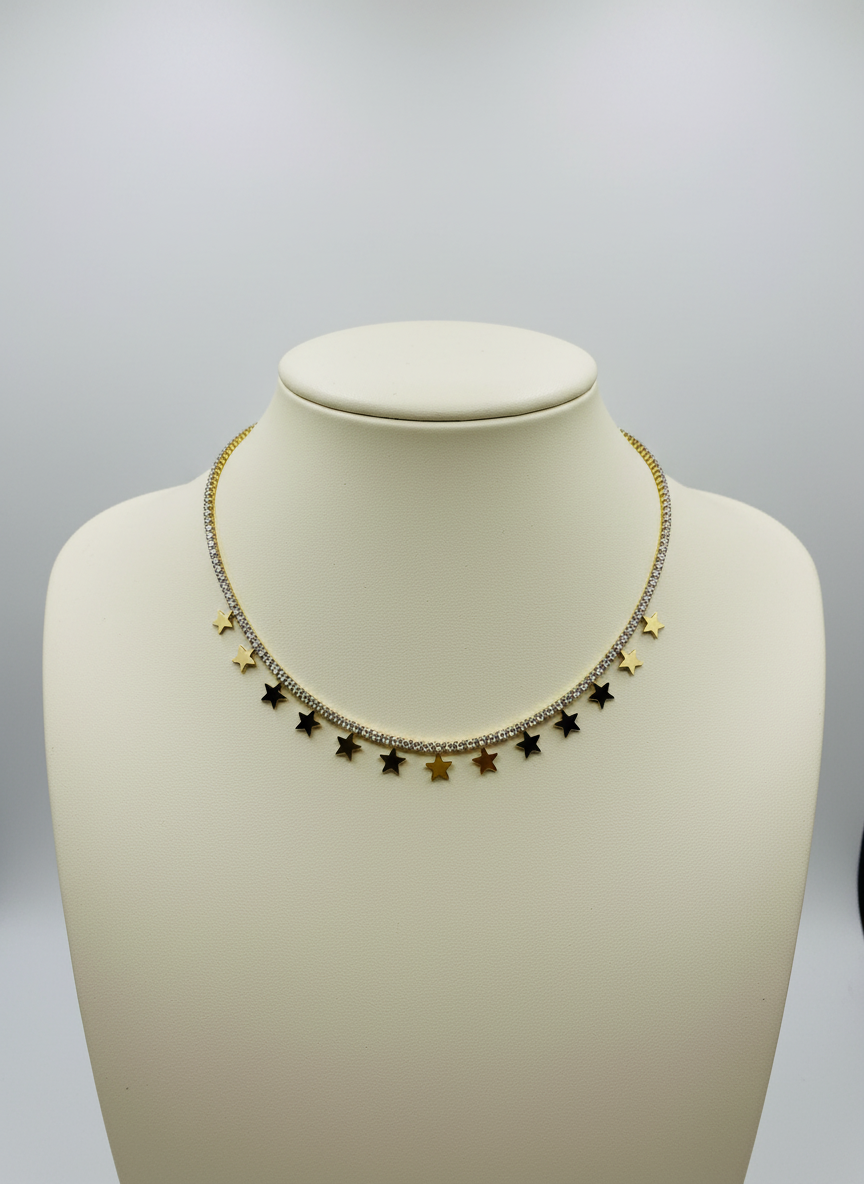 Star Charm Necklace – 14K Gold Plated