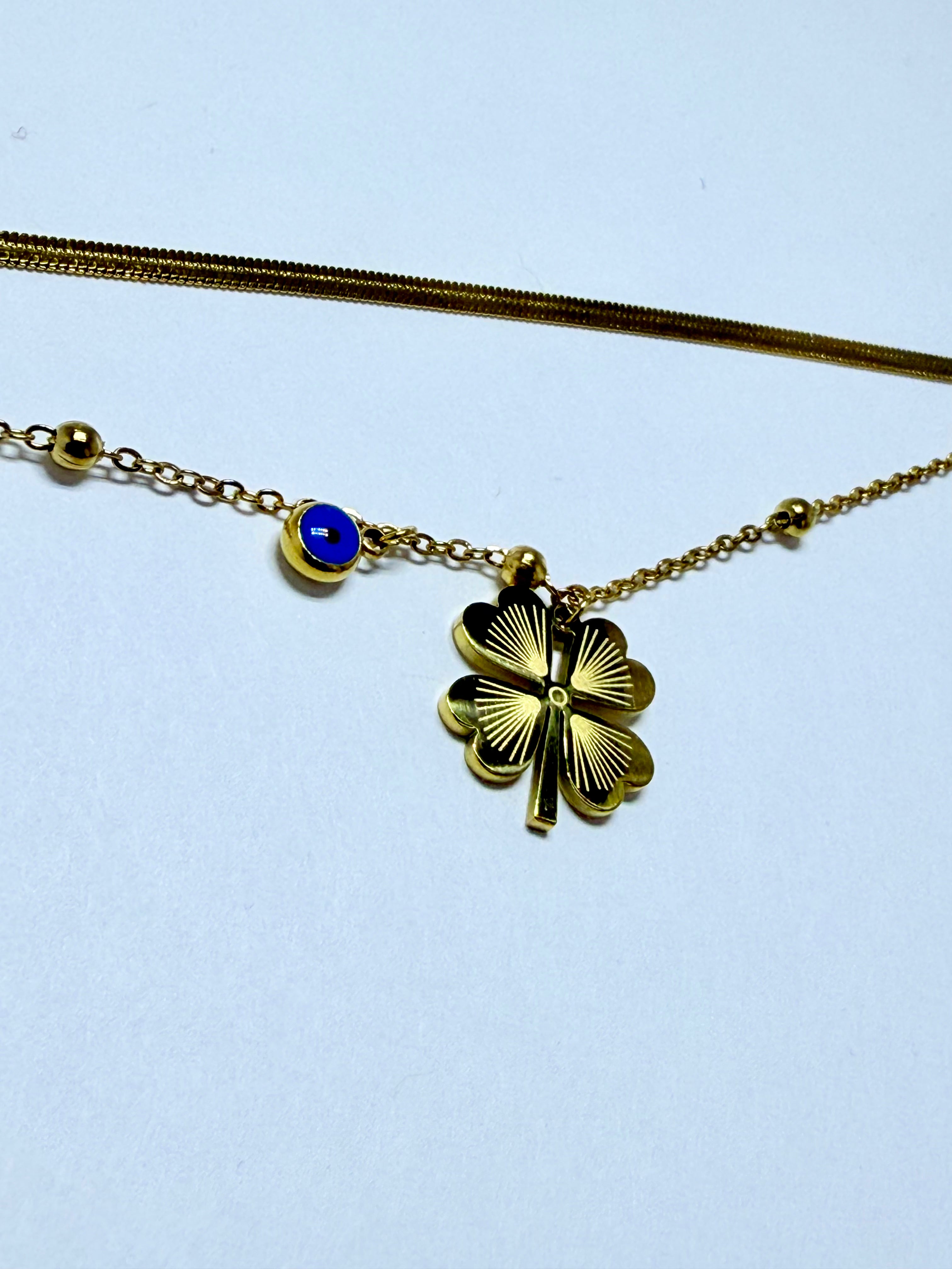 Two-Layer Clover Bracelet