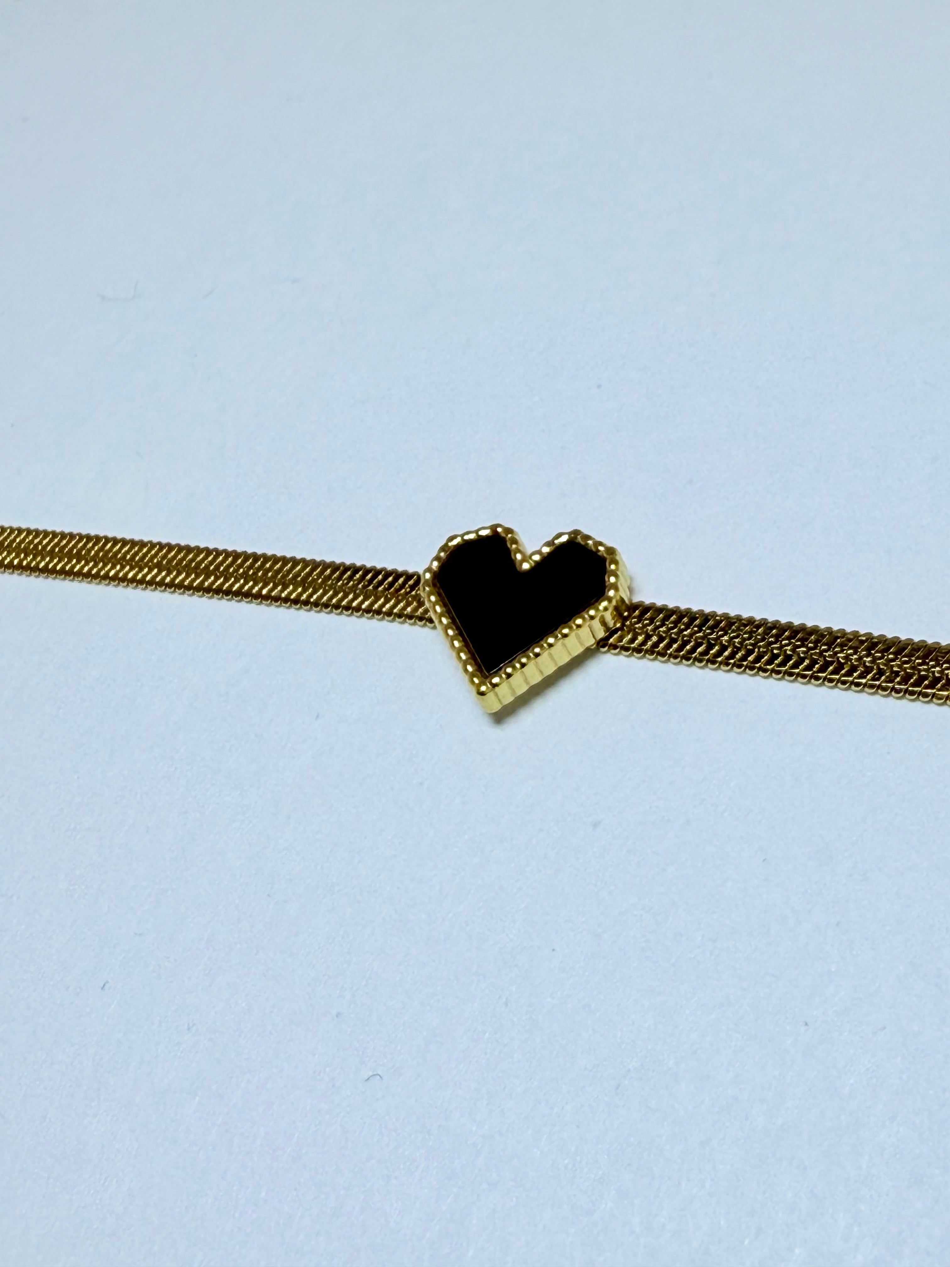 Heart Bracelet – Gold Plated