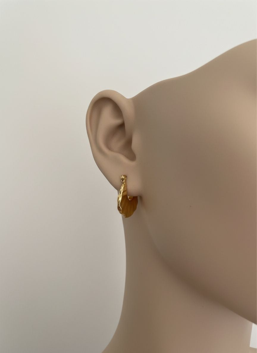 Sculpted Hoop Earrings